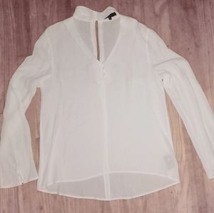 Sanctuary White Womens Shirt Sz M